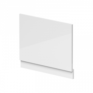 700mm High Gloss White MDF End Bath Panel 