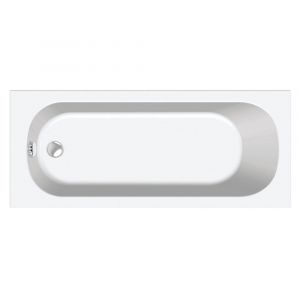 1700mm x 700mm Standard Straight Acrylic Single Ended Bath