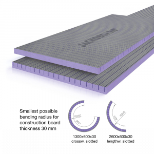 JACKOBOARD Flexo Formable Tile Backer Board Lengthway Slotted 13000mm x 600mm x 30mm