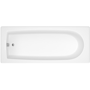 Barmby Round 1600mm x 700mm Straight Single Ended Bath