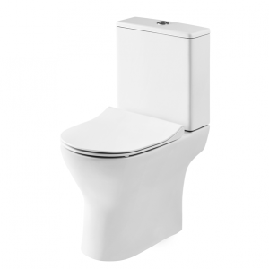 Freya Modern Rimless Close Coupled Toilet