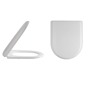Luxury D Shape Quick Release Top Fixing Toilet Seat (Curved Top)