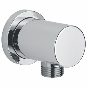 Chrome Round Outlet Elbow