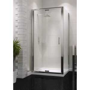 700mm S6 Semi-Frameless Bifold Shower Door Chrome