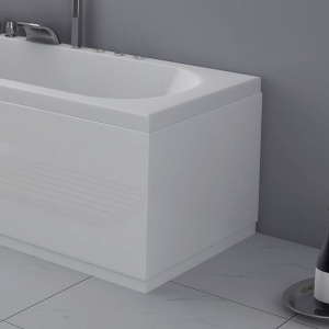 Completely Waterproof High Gloss White 700mm Composite End Bath Panel